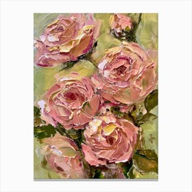 Pink Roses 8 Canvas Print