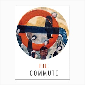 The Commute Spyhole Canvas Print