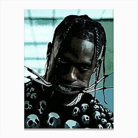 Travis Scott 16 Canvas Print