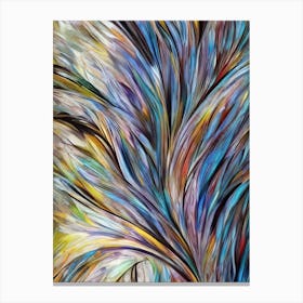 Colorful Plumes Canvas Print