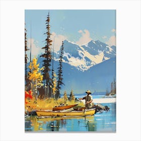 'Canoeing' Canvas Print