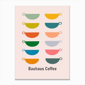 Bauhaus Coffee Canvas Print