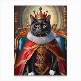Royal Cat Canvas Print
