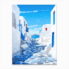 Greek Island Canvas Print