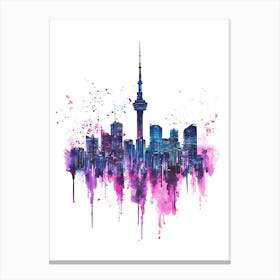 Auckland Skyline Canvas Print