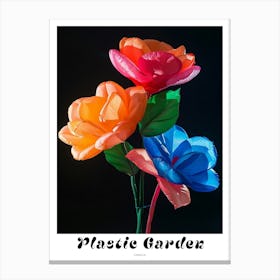 Bright Inflatable Flowers Poster Camellia 1 Canvas Print