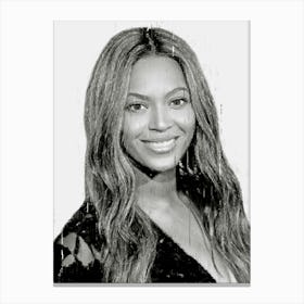 Beyonce Portrait Canvas Print