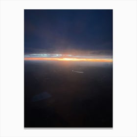 Sunrise from the Sky Canvas Print