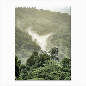 Foggy Jungle Canvas Print