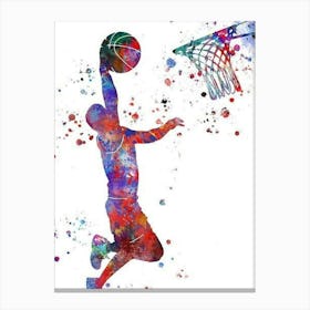 Basketball Player Dunk Toile