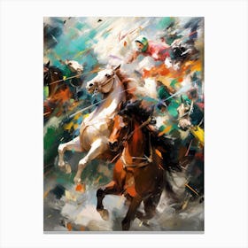 Horse Race Canvas Print