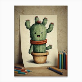 Cactus 14 Canvas Print