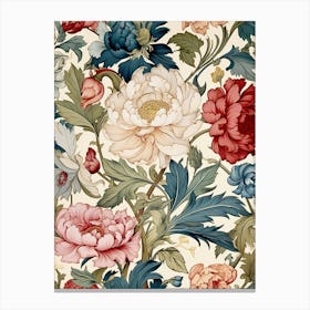 Floral Wallpaper 45 Canvas Print