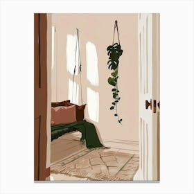 Room With Plants 4 Canvas Print