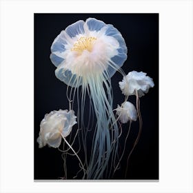 Comb Jellyfish Swimming 4 Canvas Print