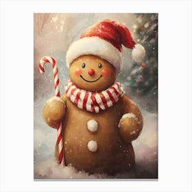 Christmas Snowman 1 Canvas Print