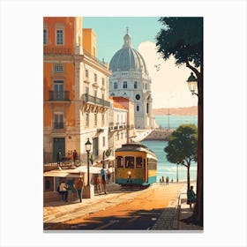 Lisbon Street Canvas Print