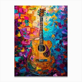 Guitar Painting Canvas Print