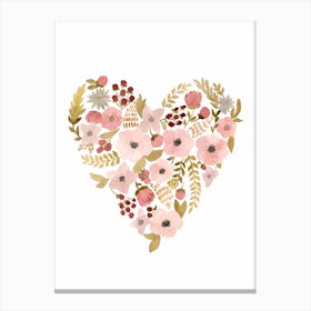 Nursery Heart Canvas Print