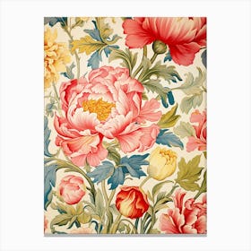 Floral Wallpaper 108 Canvas Print