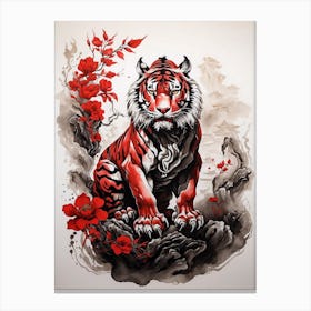 Chinese Tiger Canvas Print