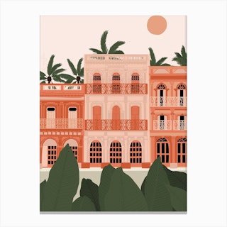 Havana Print  Canvas Print