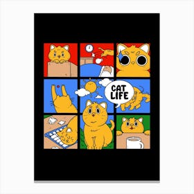 Cat Life Canvas Print