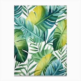 Tropical Leaves 5 Canvas Print