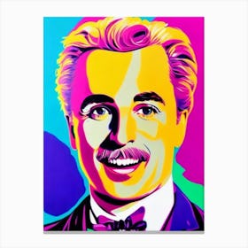 Charles Chaplin Pop Movies Art Movies Canvas Print