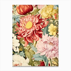 Floral Wallpaper 27 Canvas Print