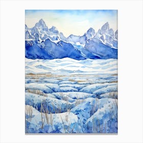 Grand Teton National Park United States 3 Canvas Print