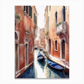 Venice Gondolas Canvas Print