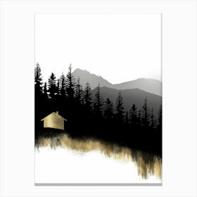 House In The Mountains 6 Canvas Print