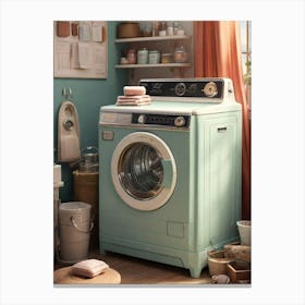 Vintage Washing Machine 2 Canvas Print