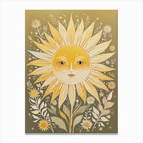 Kind Sun Canvas Print