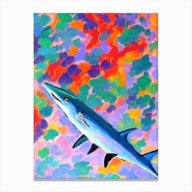 Reef Shark Matisse Inspired Canvas Print