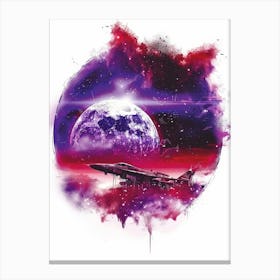 Spacecraft In Space Canvas Print