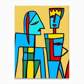 Mother and son Canvas Print