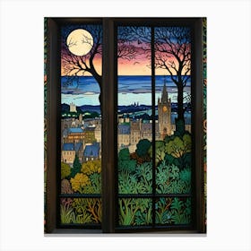 William Morris Edinburgh Stained Glass Canvas Print