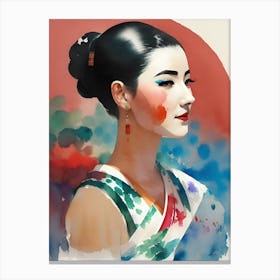 Geisha 104 Canvas Print