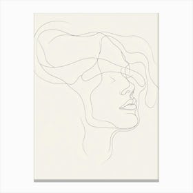 Portrait Of A Woman 3 Canvas Print