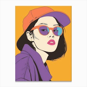 Asian Pop Art Canvas Print