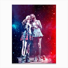 Avril Lavigne and Olivia Rodrigo 1 Canvas Print