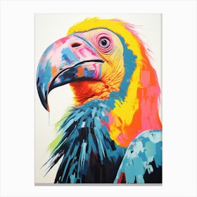 Colourful Bird Painting California Condor 2 Canvas Print