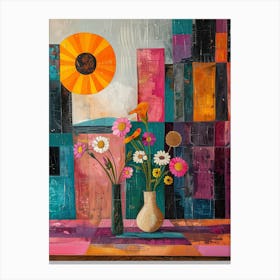 Flowers In Vases Canvas Print