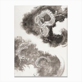 Japanese Dragons, Katsushika Hokusai 1 Canvas Print