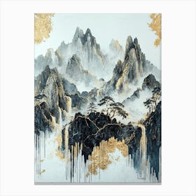 Drakensberg Glint Metallic Harmony Canvas Print