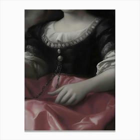 Dark Gothic Little Girl Canvas Print