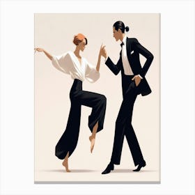 Tango Dancers 6 Canvas Print