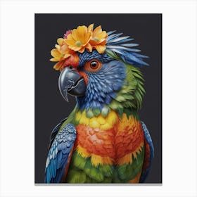 Colorful Parrot Canvas Print